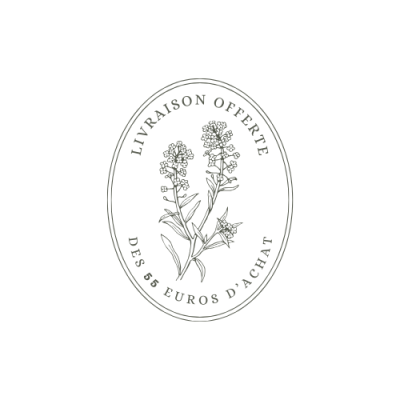 Beige and grey elegant flower eco farm logo 1