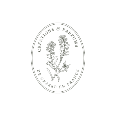 Beige and grey elegant flower eco farm logo 3